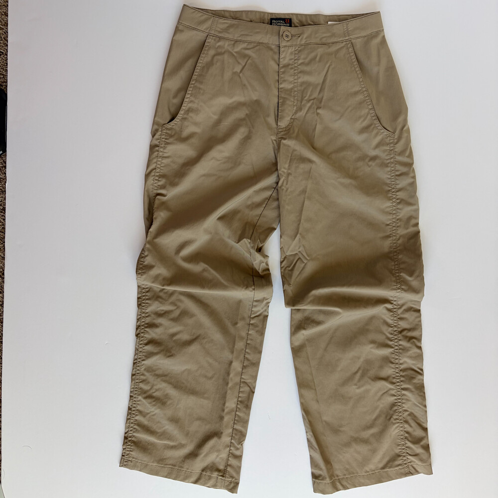 Royal Robbins Hiking Pants Tan Nylon Spandex Size 4